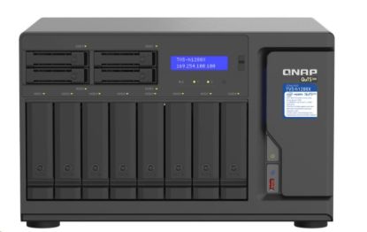 Obrázek QNAP TVS- h1288X- W1250- 16G (6C/ XeonW- 1250/ 4, 7GHz/ 16 GBRAM/ 12xSATA/ 2xM.2/ 4 x 2, 5GbE/ 2 x 10GbE/ 5xUSB…
