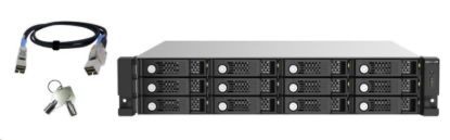 Obrázek QNAP TL- R1220Sep- RP rozšiřující jednotka QNAP NAS (12xSAS/ SATA, 4xSFF- 8644, RP)