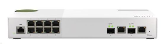 Obrázek QNAP switch QSW- M2108- 2C (8 x 2, 5GbE, 2 x 10GbE/ SFP+combo)
