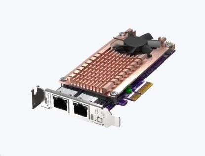 Obrázek QNAP QM2- 2P2G2T rozšiřující karta 2 x 2, 5GbE, 2xM.2 NVMe 2280 PCIe Gen3 x 2 pro PC i NAS