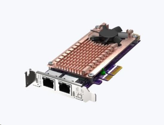Obrázek QNAP QM2- 2P2G2T rozšiřující karta 2 x 2, 5GbE, 2xM.2 NVMe 2280 PCIe Gen3 x 2 pro PC i NAS