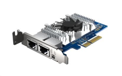 Obrázek QNAP QXG- 10G2T- X710 rozšiřující karta 2x 10 GBASE- T pro PC i NAS