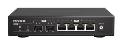 Obrázek QNAP switch QSW-2104-2S (4x2,5GbE,2xSFP+,fanless)