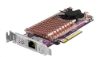 Obrázek QNAP QM2- 2P10G1 TB rozšiřující karta 1 x 10GbE, 2xM.2 NVMe 2280 PCIe Gen3 x 8 pro PC i NAS