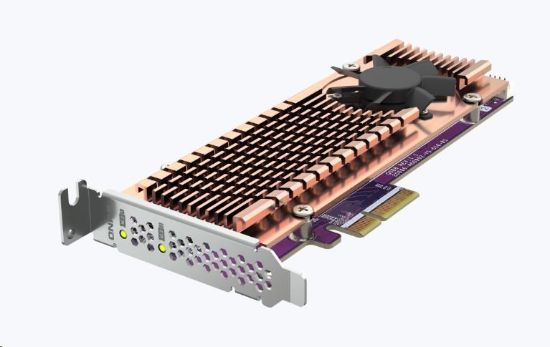 Obrázek QNAP QM2- 2P- 344A rozšiřující karta 2xM.2 NVMe 2280/ 22110 PCIe Gen3 x 4 pro PC i NAS