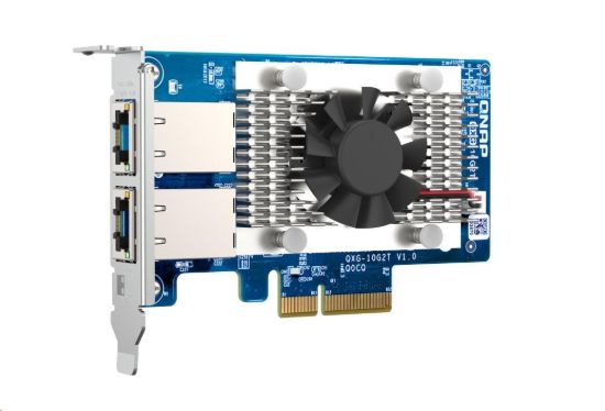 Obrázek QNAP QXG- 10G2T rozšiřující karta 2x 10 GBASE- T pro PC i NAS