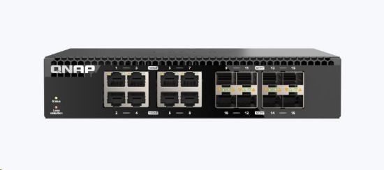 Obrázek QNAP switch QSW- 3216R- 8S8T (8xSFP+, 8 x 10GbE)