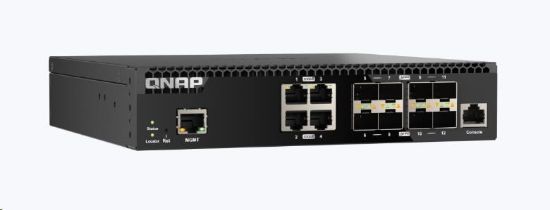 Obrázek QNAP switch QSW- M3212R- 8S4T (8xSFP+, 4 x 10GbE)