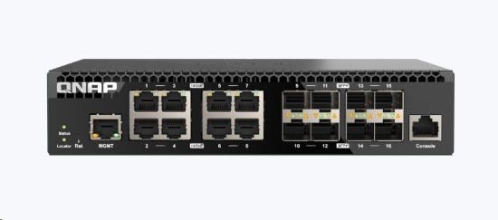 Obrázek QNAP switch QSW- M3216R- 8S8T (8xSFP+, 8 x 10GbE)
