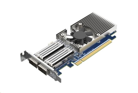 Obrázek QNAP QXG-100G2SF-CX6 rozšiřující karta 2x 100Gb QSFP
