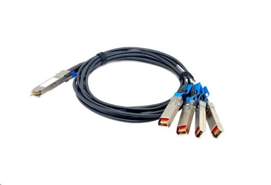 Obrázek QNAP CAB-DAC15M-Q28B4 DAC twinax kabel (1,5m,1xQSFP28,4xSFP28)