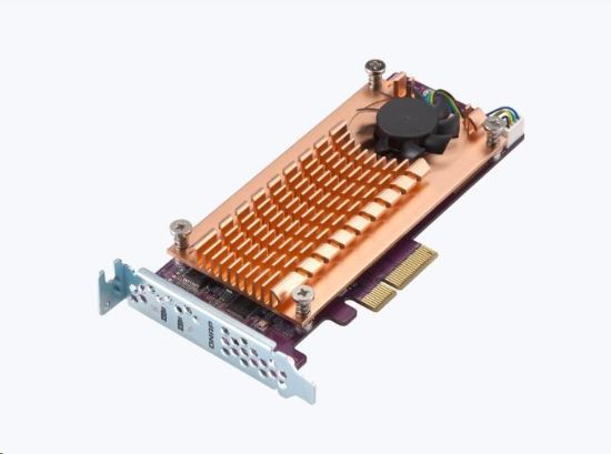 Obrázek QNAP QM2- 2S- 220A rozšiřující karta 2xM.2 NVMe 2280/ 22110 PCIe Gen2 x 2 pro PC i NAS