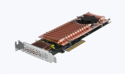 Obrázek QNAP QM2- 4P- 384 rozšiřující karta 4xM.2 NVMe 2280 PCIe Gen3 x 4 pro PC i NAS