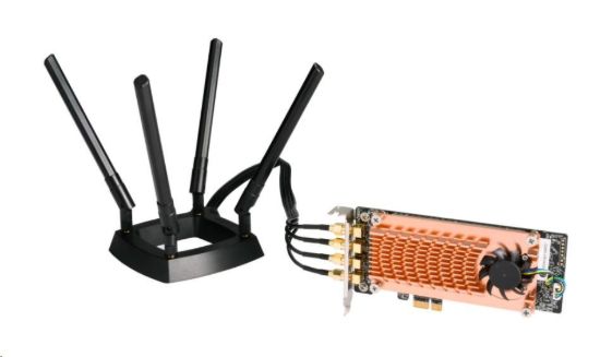 Obrázek QNAP QWA- AC2600 rozšiřující karta WiFi 5 AX2600 pro PC i NAS