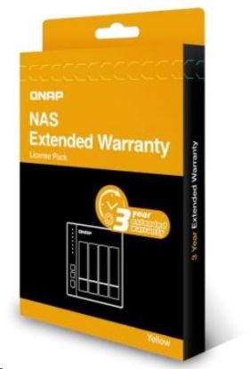 Obrázek QNAP LIC- NAS- EXTW- YELLOW- 3Y- EI elektronická prodlužujicí záruka 3 roky
