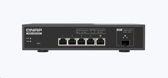 Obrázek QNAP switch QSW- L3205- 1C4T (4 x 10GbE, 1 x 10GbE/ SFP+combo, fanless)