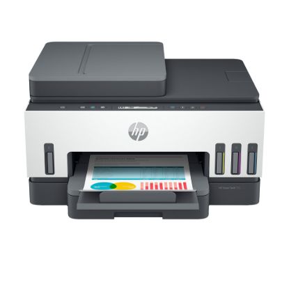 Obrázek HP All-in-One Ink Smart Tank 750 (A4, 15/9 ppm, USB, Wi-Fi, Ethernet, Print, Scan, Copy, ADF, duplex)