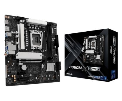 Obrázek ASRock MB Sc LGA1851 B860M- X Gen5, Intel B860, 2xDDR5, 1xDP, 1xHDMI, mATX