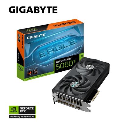 Obrázek GIGABYTE VGA NVIDIA GeForce RTX 5060 Ti EAGLE OC 8G, 8G GDDR7, 3xDP, 1xHDMI