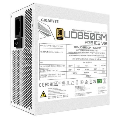 Obrázek GIGABYTE zdroj GP- UD850GM PG5 ICE