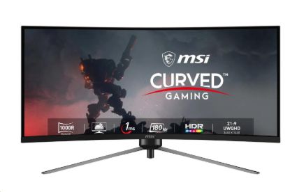 Obrázek MSI LCD MAG 345CQR, 34" 3440x1440, 180Hz, 1ms, VESA, DP, HDMI, Audio, Black