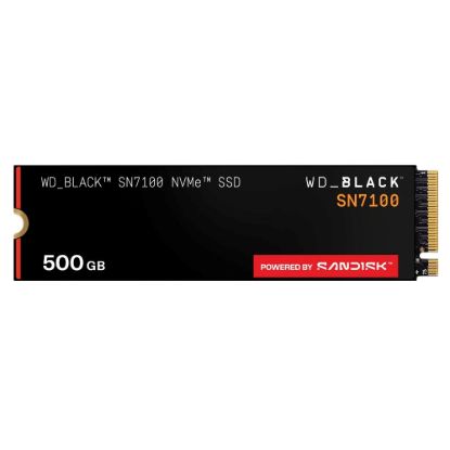 Obrázek WD BLACK SSD NVMe 500GB PCIe SN7100 Powered by SanDisk, Gen4, (R:6800, W:5800MB/s)