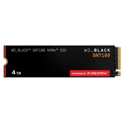 Obrázek WD BLACK SSD NVMe 4TB PCIe SN7100 Powered by SanDisk, Gen4, (R:7250, W:6900MB/s)