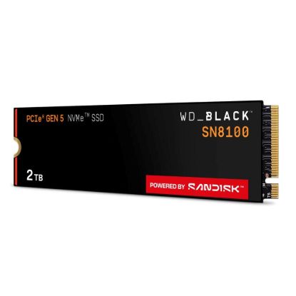 Obrázek WD BLACK SSD NVMe 2TB PCIe SN8100 Powered by SanDisk, Gen5, (R:14900, W:14000MB/s)