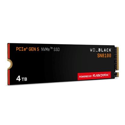 Obrázek WD BLACK SSD NVMe 4TB PCIe SN8100 Powered by SanDisk, Gen5, (R:14900, W:14000MB/s)