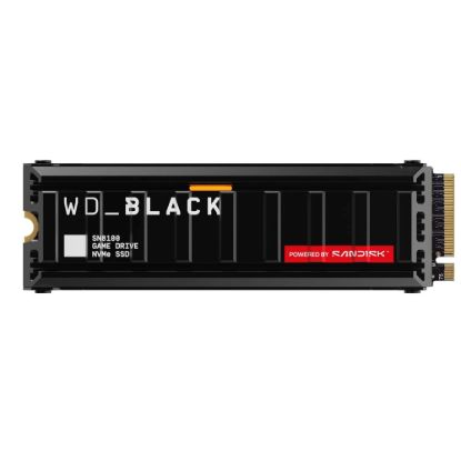 Obrázek WD BLACK SSD NVMe 2TB PCIe SN8100 Powered by SanDisk, Gen5, (R:14900, W:14000MB/s), Chladič