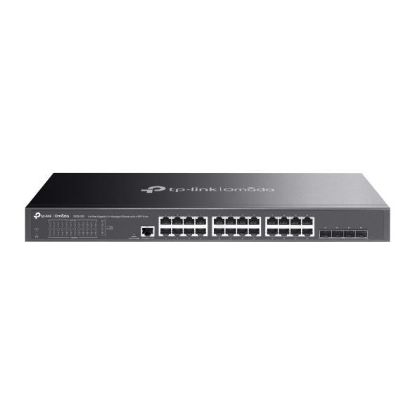 Obrázek TP-Link OMADA switch SG3428 (24xGbE, 4xSFP, 2xConsole, fanless)