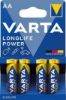 Obrázek Varta LR6/ 4BP Longlife POWER (HIGH ENERGY) (Blistr 4ks)
