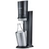 Obrázek SodaStream Crystal 3.0 výrobník sody, 0, 6l skleněná karafa, bombička s CO2, černý
