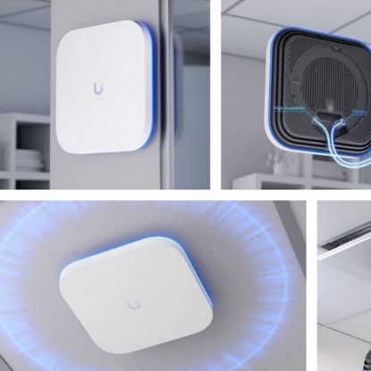 Obrázek Ubiquiti Enterprise E7 - Access Point WiFi 7 (2.4 + 5 + 6GHz), 10-streamů, 10GbE + 1GbE LAN, PoE+-in