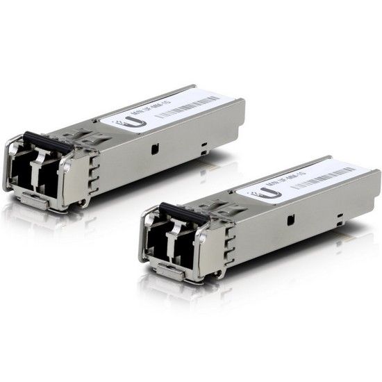 Obrázek Ubiquiti Optický modul, 1Gbit, SFP, multi-mode, LC, 850nm, dosah 550m, sada 2 kusů