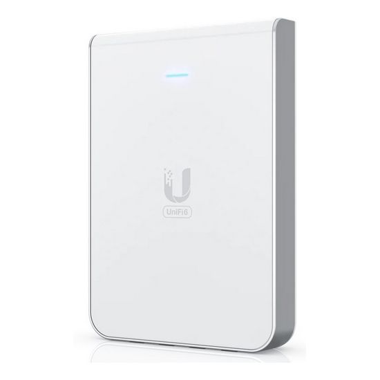 Obrázek Ubiquiti Přístupový bod Dualband UniFi U6 In-Wall WiFi 6, Swittch 4-port 1Gb, MIMO 2.4 Ghz+ 5 GHz, 1/1x PoE in/out