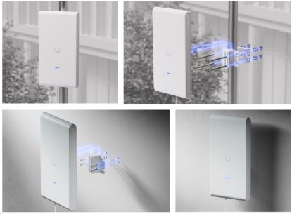 Obrázek Ubiquiti Přístupový bod Dualband UniFi U6 Mesh Pro, WiFi 6 (802.11ax), MIMO 2.4 Ghz+ 5 GHz, PoE-in