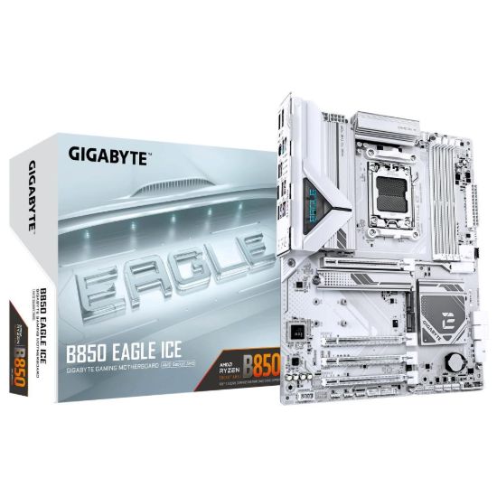 Obrázek GIGABYTE MB Sc AM5 B850 EAGLE ICE, AMD B850, 4xDDR5, 1xDP, 1xHDMI, ATX