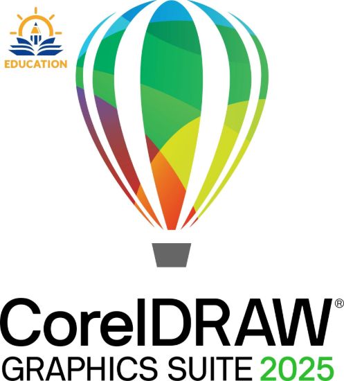 Obrázek CorelDRAW Graphics Suite 2025 Education Perpetual License (incl. 1 Yr CorelSure Maintenance)(251+)