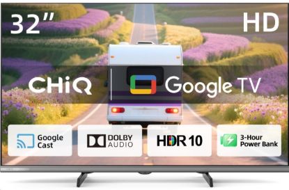 Obrázek CHiQ L32M9PD TV 32" Powerbank, HD, smart, Google TV, Dolby Audio, dbx- tv, HDR 10