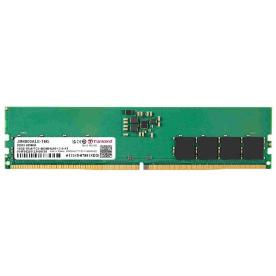 Obrázek TRANSCEND DIMM DDR5 16 GB 4800MHz 1Rx8 2Gx8 CL40 1.1V