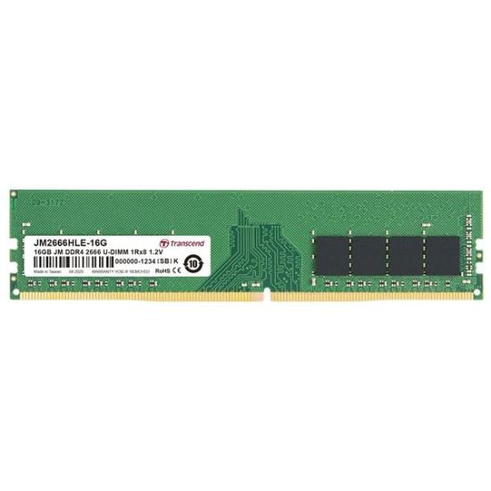 Obrázek TRANSCEND DIMM DDR4 16 GB 2666MHz 1Rx8 2Gx8 CL19 1.2V