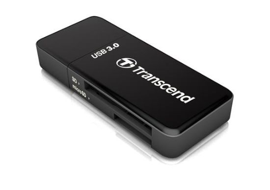 Obrázek TRANSCEND Card Reader F5, USB 3.0, Black