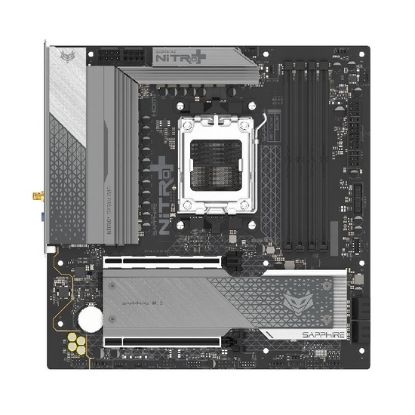 Obrázek MB SAPPHIRE NITRO+ B850M WIFI /AM5/4xDDR5/M.2/HDMI/DP/W6+BT5.3/mATX