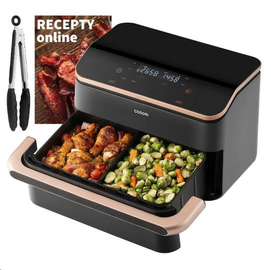 Obrázek Cosori TF101S Dual blaze TwinFry 10l hozkovzdušná fritéza