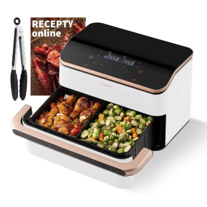 Obrázek Cosori TF101S Dual blaze TwinFry 10l hozkovzdušná fritéza - bílá