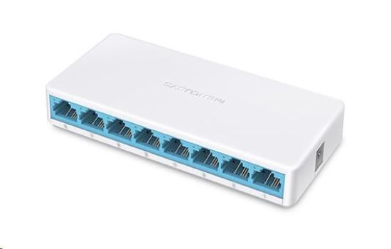 Obrázek MERCUSYS switch MS108 (8 x 100Mb/ s, fanless)