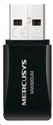 Obrázek MERCUSYS MW300UM WiFi4 USB adapter (N300, 2, 4GHz, USB2.0)