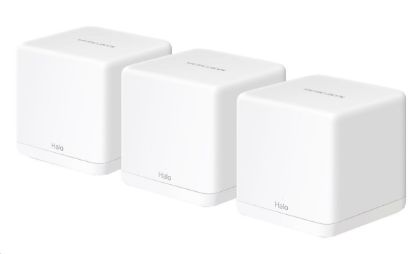 Obrázek MERCUSYS Halo H30G(3- pack) Aginet WiFi5 Mesh (AC1300, 2, 4GHz/ 5GHz, 2xGbELAN/ WAN)