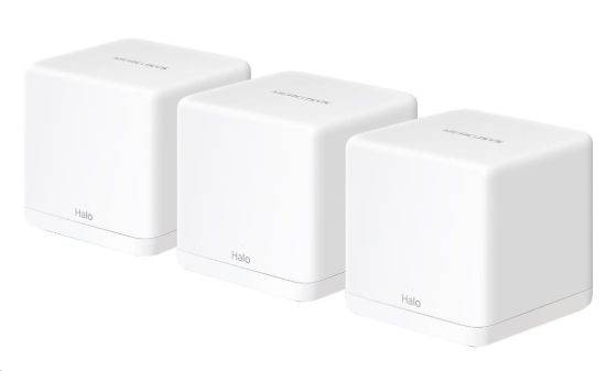 Obrázek MERCUSYS Halo H30G(3- pack) Aginet WiFi5 Mesh (AC1300, 2, 4GHz/ 5GHz, 2xGbELAN/ WAN)